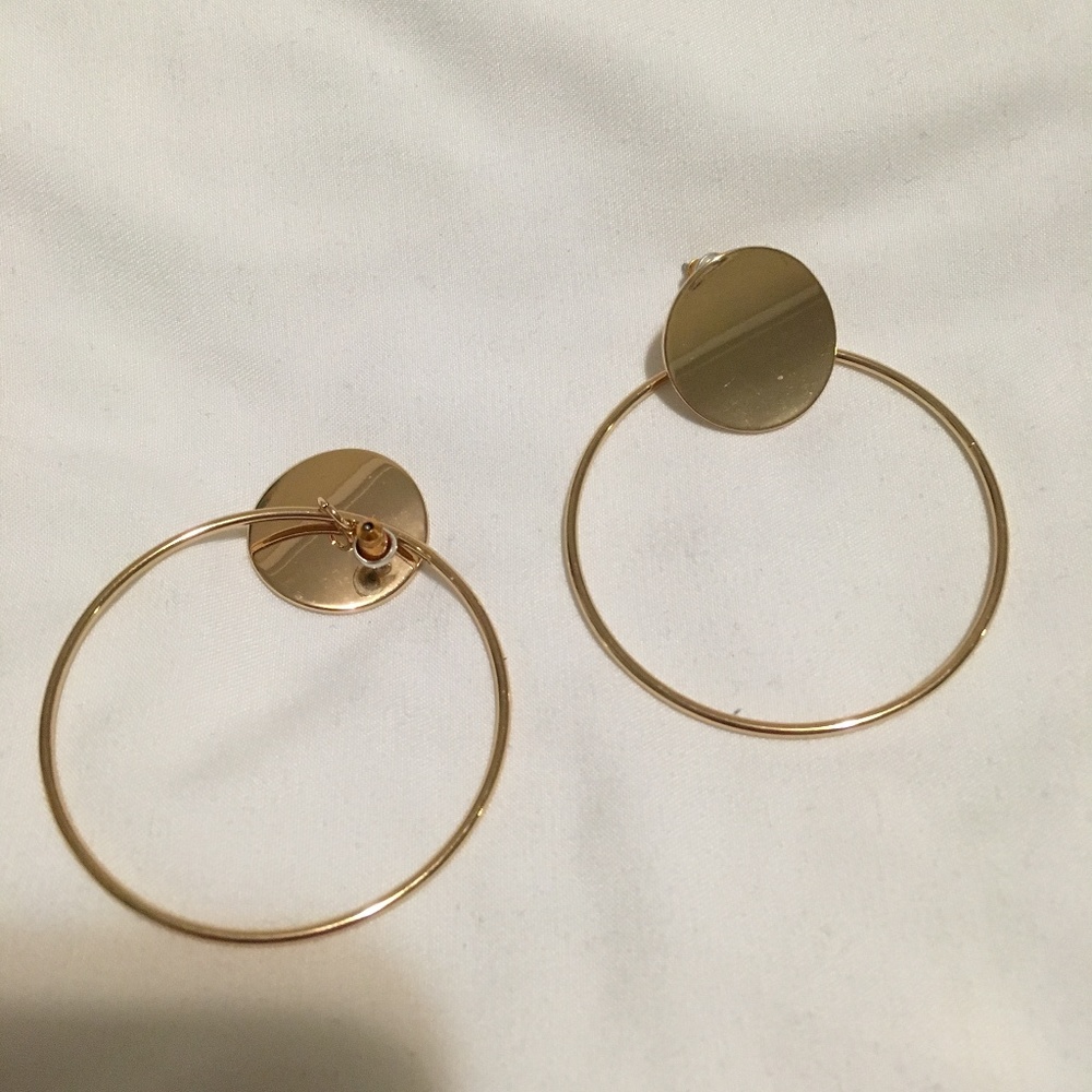 hoop earrings